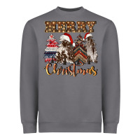 Storm merry christmas trees Heavyweight Sweatshirt - CowGirlArtShop
