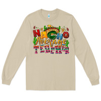 Mushroom Nacho average Teacher Long Sleeve Tee - NancyCooperArtShop