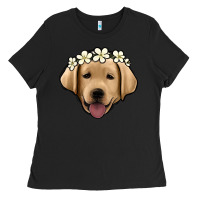 Black Labrador Ladies Tee - Jasminsmagicworld