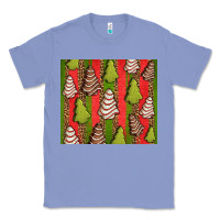 Colony Blue Christmas cakes leopard Classic Tee - Jasminsmagicworld