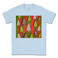 Dusty Blue Christmas cakes leopard Classic Tee - Jasminsmagicworld