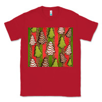 Red Christmas cakes leopard Classic Tee - Jasminsmagicworld