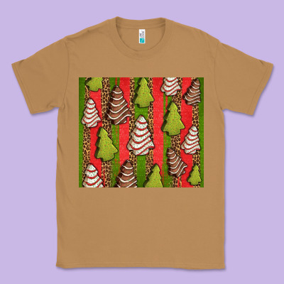 Christmas Cakes Leopard Classic Tee Designed By Jasminsmagicworld