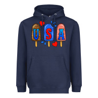 Navy usa popsicles Heavyweight Hoodie - BundleAndBundleShop