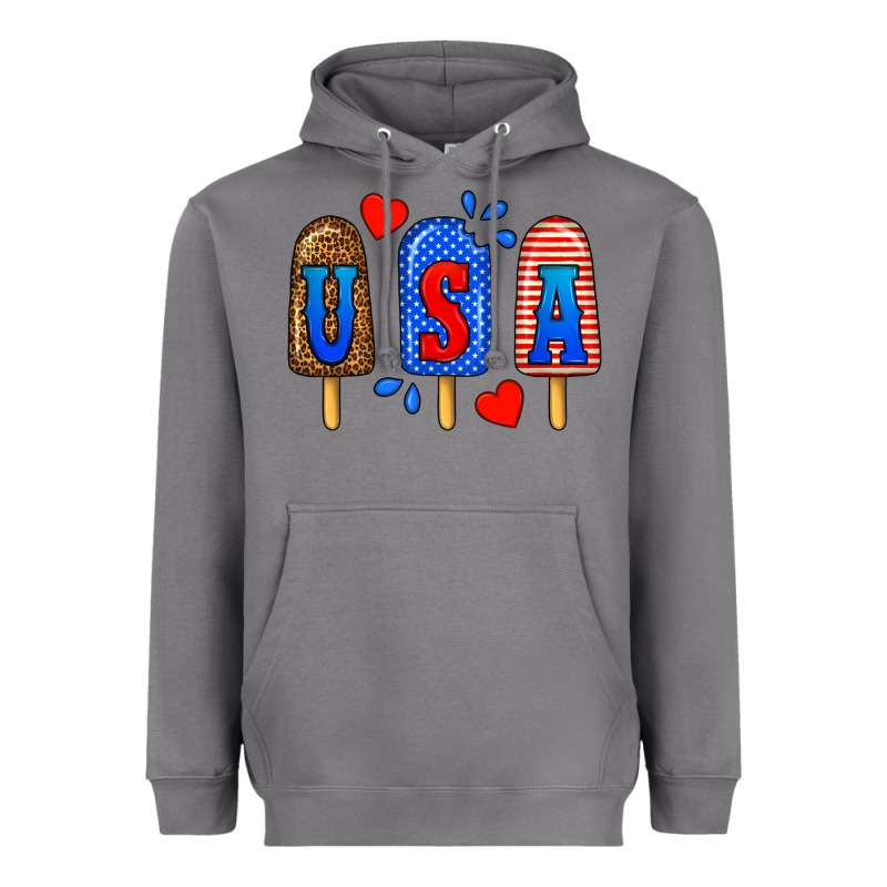 Usa Popsicles Heavyweight Hoodie by BundleAndBundleShop | Teevron