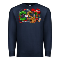 Navy christmas cetified surgical technologist Premium Sweatshirt - LillyAllenDesigns