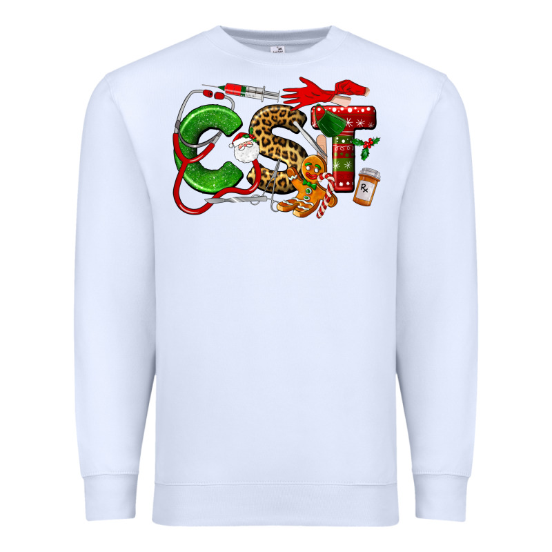 Christmas Cetified Surgical Technologist Premium Sweatshirt by LillyAllenDesigns | Teevron