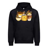 Black Bee Honey Coffee Cups Urban Hoodie - Artiststas