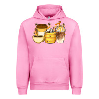 Fuchsia Pink Bee Honey Coffee Cups Urban Hoodie - Artiststas