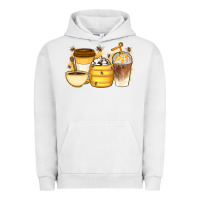 Pigment Lunar Rock Bee Honey Coffee Cups Urban Hoodie - Artiststas
