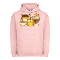 Pigment Salmon Bee Honey Coffee Cups Urban Hoodie - Artiststas