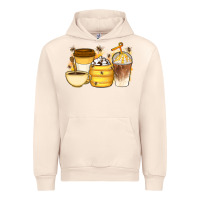 Sandshell Bee Honey Coffee Cups Urban Hoodie - Artiststas