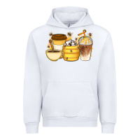 White Bee Honey Coffee Cups Urban Hoodie - Artiststas