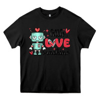 Black little love machine Heavy Core Tee - MaliasSmallBusiness