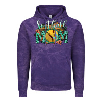 Cloud Purple Softball Mom Vintage Hoodie - Bettercallsaul