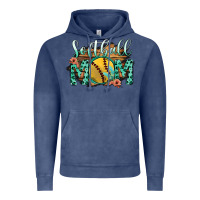 Vintage Denim Softball Mom Vintage Hoodie - Bettercallsaul