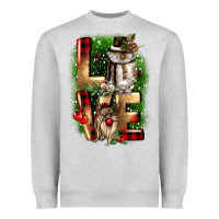 Love Snowman Gnome Heavyweight Sweatshirt | Teevron