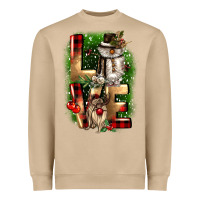Mushroom love snowman gnome Heavyweight Sweatshirt - CowGirlArtShop