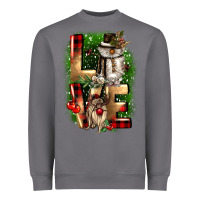 Storm love snowman gnome Heavyweight Sweatshirt - CowGirlArtShop