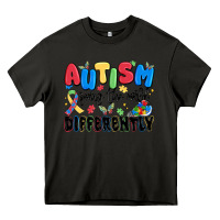 Asphalt autism seeing the world differently Heavy Core Tee - MaliasSmallBusiness