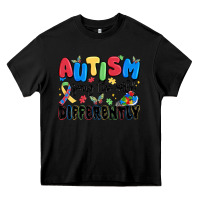 Black autism seeing the world differently Heavy Core Tee - MaliasSmallBusiness