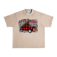 French Oak Merry Christmas Truck Urban Heavy Tee - Bettercallsaul