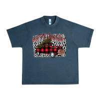 Midnight Navy Merry Christmas Truck Urban Heavy Tee - Bettercallsaul