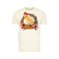 Vintage Arctic Chick with Flowers Leopard Background Vintage Tee - Bettercallsaul