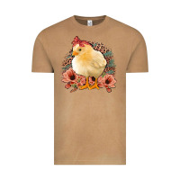 Vintage Camel Chick with Flowers Leopard Background Vintage Tee - Bettercallsaul