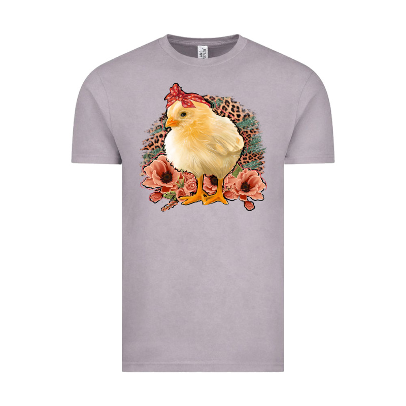 Chick With Flowers Leopard Background Vintage Tee by Bettercallsaul | Teevron