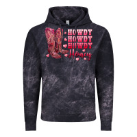 Cloud Black howdy howdy howdy honey with cowgirl boots Vintage Hoodie - RanaPortraitStore