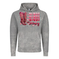 Cloud Rock howdy howdy howdy honey with cowgirl boots Vintage Hoodie - RanaPortraitStore