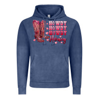 Vintage Denim howdy howdy howdy honey with cowgirl boots Vintage Hoodie - RanaPortraitStore