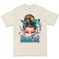 Bone nurse life messy bun Premium Tee - NancyCooperArtShop