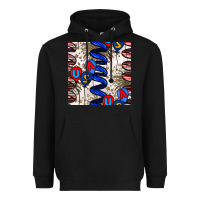 Black usa balloons seamless pattern Heavyweight Hoodie - BundleAndBundleShop