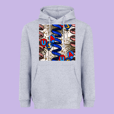 Usa Balloons Seamless Pattern Heavyweight Hoodie Designed By Bundleandbundleshop