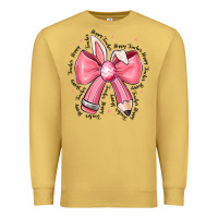 Antique Gold easter bunny pencil bow Premium Sweatshirt - CowhideDigitalArt