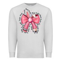 Dove Grey easter bunny pencil bow Premium Sweatshirt - CowhideDigitalArt
