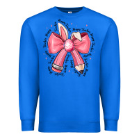 True Royal easter bunny pencil bow Premium Sweatshirt - CowhideDigitalArt
