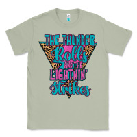 Matcha THE THUNDER ROLLS AND THE LIGHTNIN’ STRİKES Classic Tee - JahusDesignShop