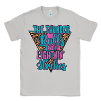 Moon Dust THE THUNDER ROLLS AND THE LIGHTNIN’ STRİKES Classic Tee - JahusDesignShop