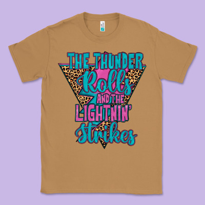 The Thunder Rolls And The Lightnin’ Strİkes Classic Tee Designed By Jahusdesignshop