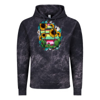 Cloud Black Georgia Map Sunflower Cactus Serape Vintage Hoodie - RanaPortraitStore