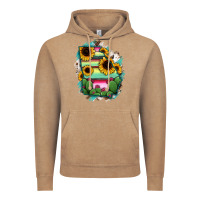 Vintage Coffee Georgia Map Sunflower Cactus Serape Vintage Hoodie - RanaPortraitStore