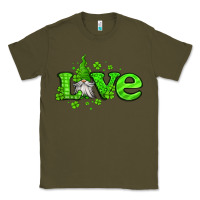 Army Green love st patricks gnome Classic Tee - Jasminsmagicworld