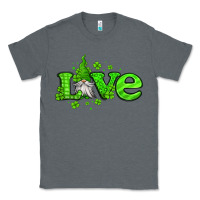 Charcoal Heather love st patricks gnome Classic Tee - Jasminsmagicworld