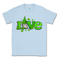 Dusty Blue love st patricks gnome Classic Tee - Jasminsmagicworld