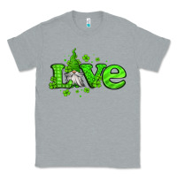 Heather Grey love st patricks gnome Classic Tee - Jasminsmagicworld