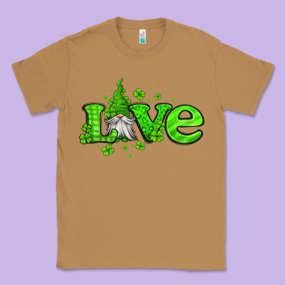 Love St Patricks Gnome Classic Tee Designed By Jasminsmagicworld