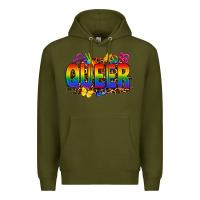 Army Green queer Premium Hoodie - FaDigitalArtStudio